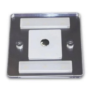 Plafoniera Quadra LED 4000K 3,2W Touch Dimmer 