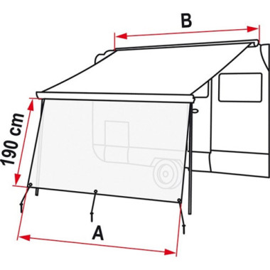 Frontale Sun View XL 450 Fiamma 