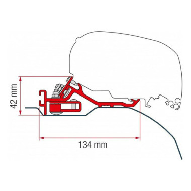 KIT F80S Ducato/Jumper/Boxer H2 Dal 2006 per L2/L3 Alluminio 