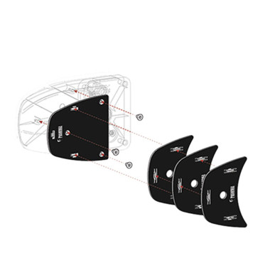 Kit Spacer Safe Door >17 Black 