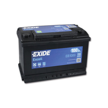 Batteria Exide EB1000 Excell 12V 100Ah 