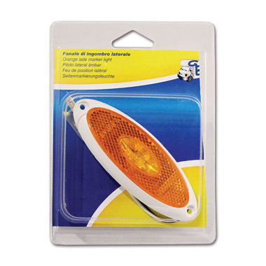 Luce ingombro LED base bianca 
