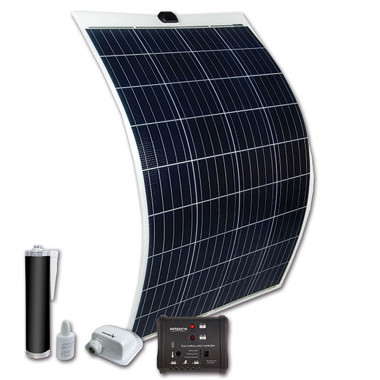 Kit pannello flessibile da 150 W - con regolatore 