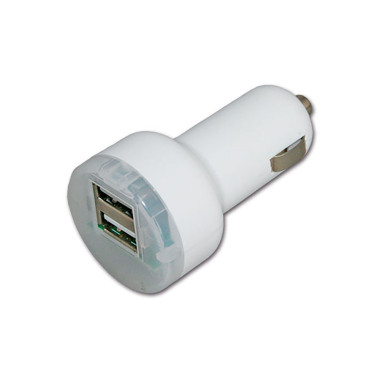 Spinotto accendisigari adattatore 12 V - 2 USB / Type B 