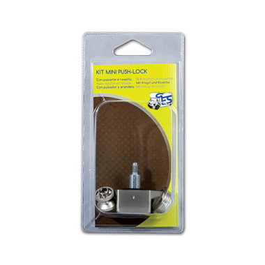 Kit mini Push-lock nichelato - blister 