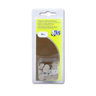 Cappuccio coprivite Ø 13 • 20 pz • ocra • blister 