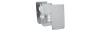 Kit griglia coperchio grigio chiaro + staffa 1