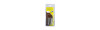 Cerniera mezzo collo cromata blister 1