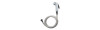 Doccetta con tubo flessibile bianco • 1,5 m 2