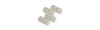 Fissamobili 5 fori bianco • blister 4 pezzi 2
