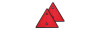 Catadiottro triangolo 2 fori • fissaggio a vite • blister 2