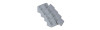 Fissamobili grigio 4 fori - blister 4pz 2