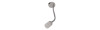 Faretto flessibile 1 LED - bianco freddo / blister 2