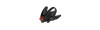 Alloggio ruota destra per Rail Premium - Nero 1