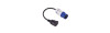 Adattatore con cavo 30 cm spina CEE M / Schuko 1