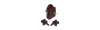 Push-Lock bilaterale marrone con ganci - blister 2