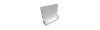 Supporto metallo per fogli wc Cinderella 1