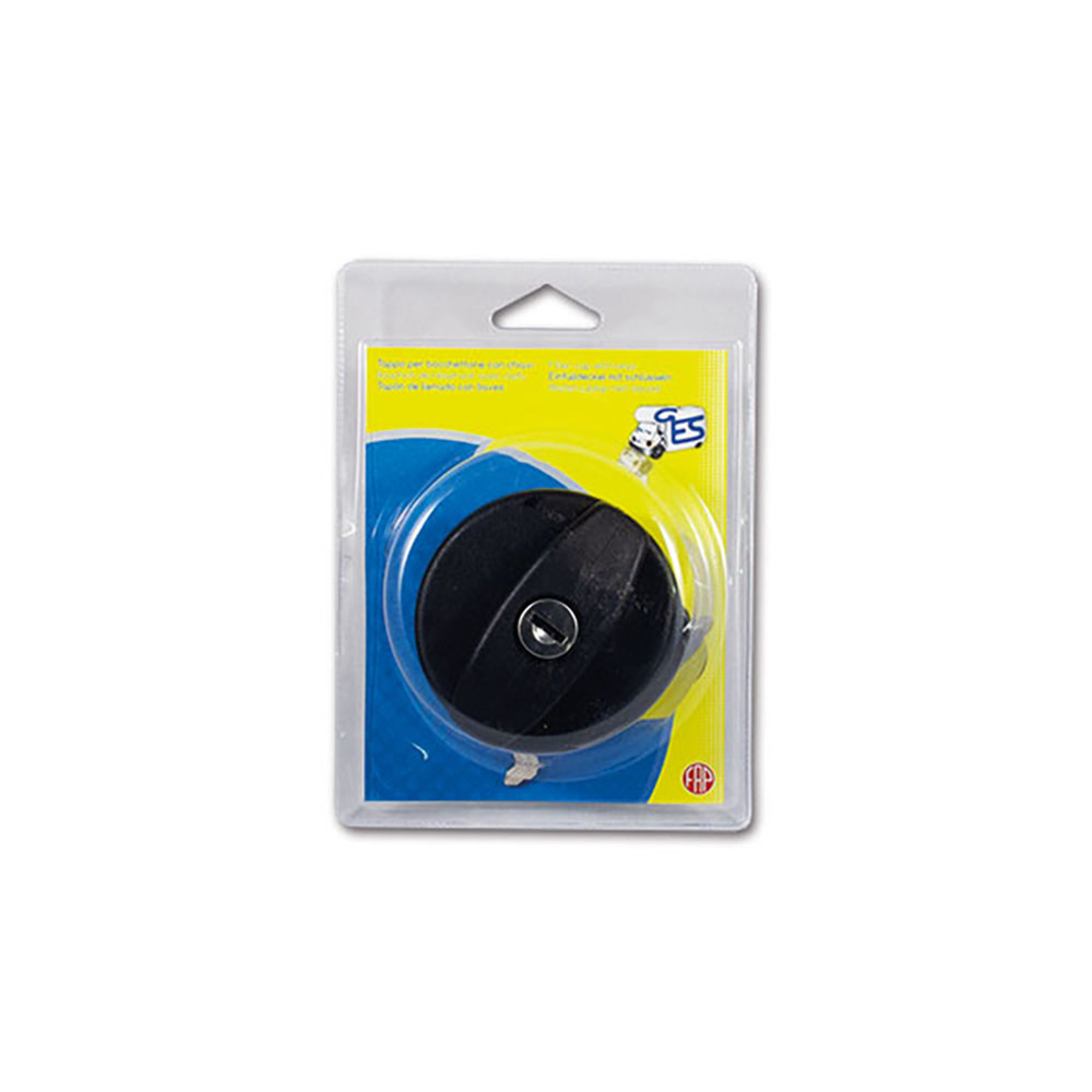 Tappo bocchettone con cilindretto New System • nero • blister 1