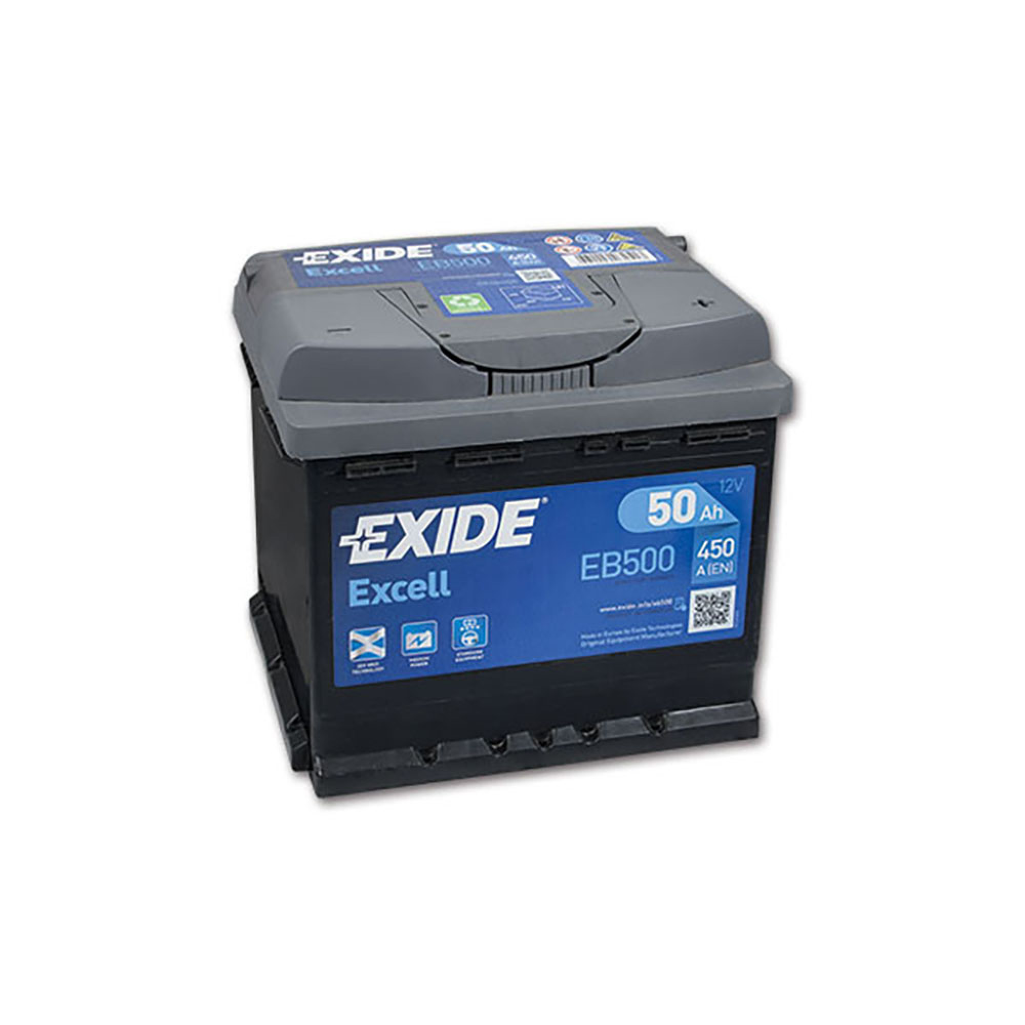 Batteria Exide EB500 Excell LB3 - 12 V / 50 A 1