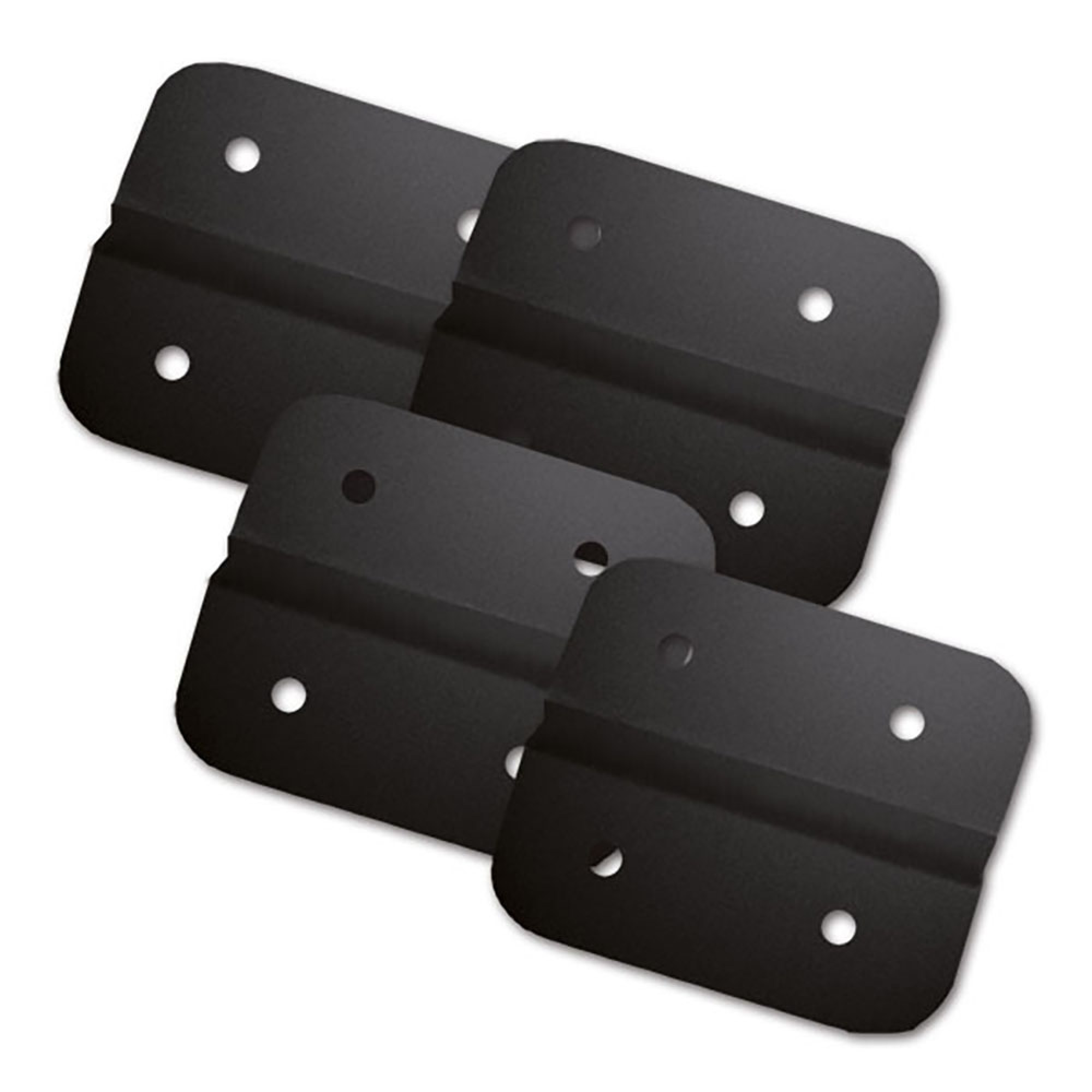 Cerniera plastica nera- blister 4 pz 2