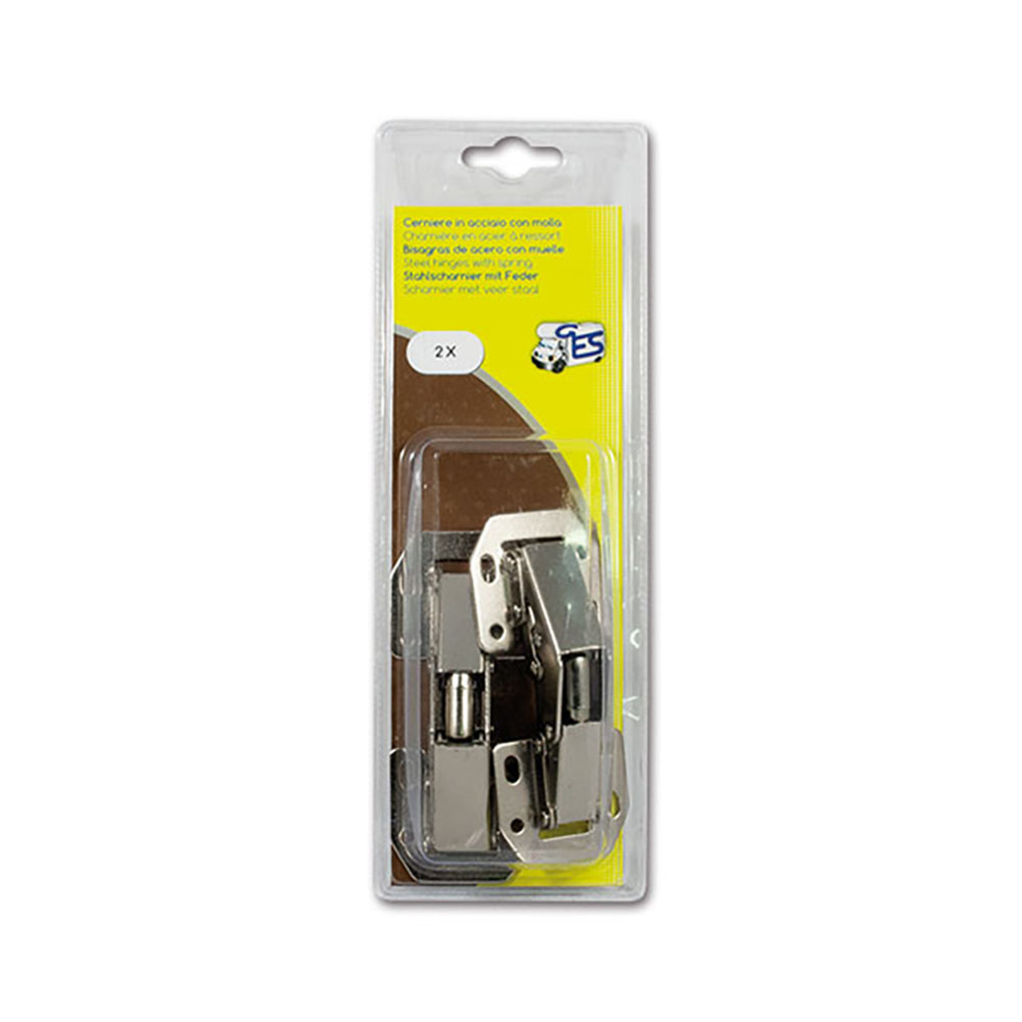 Cerniera con molla - blister 2 pz 1