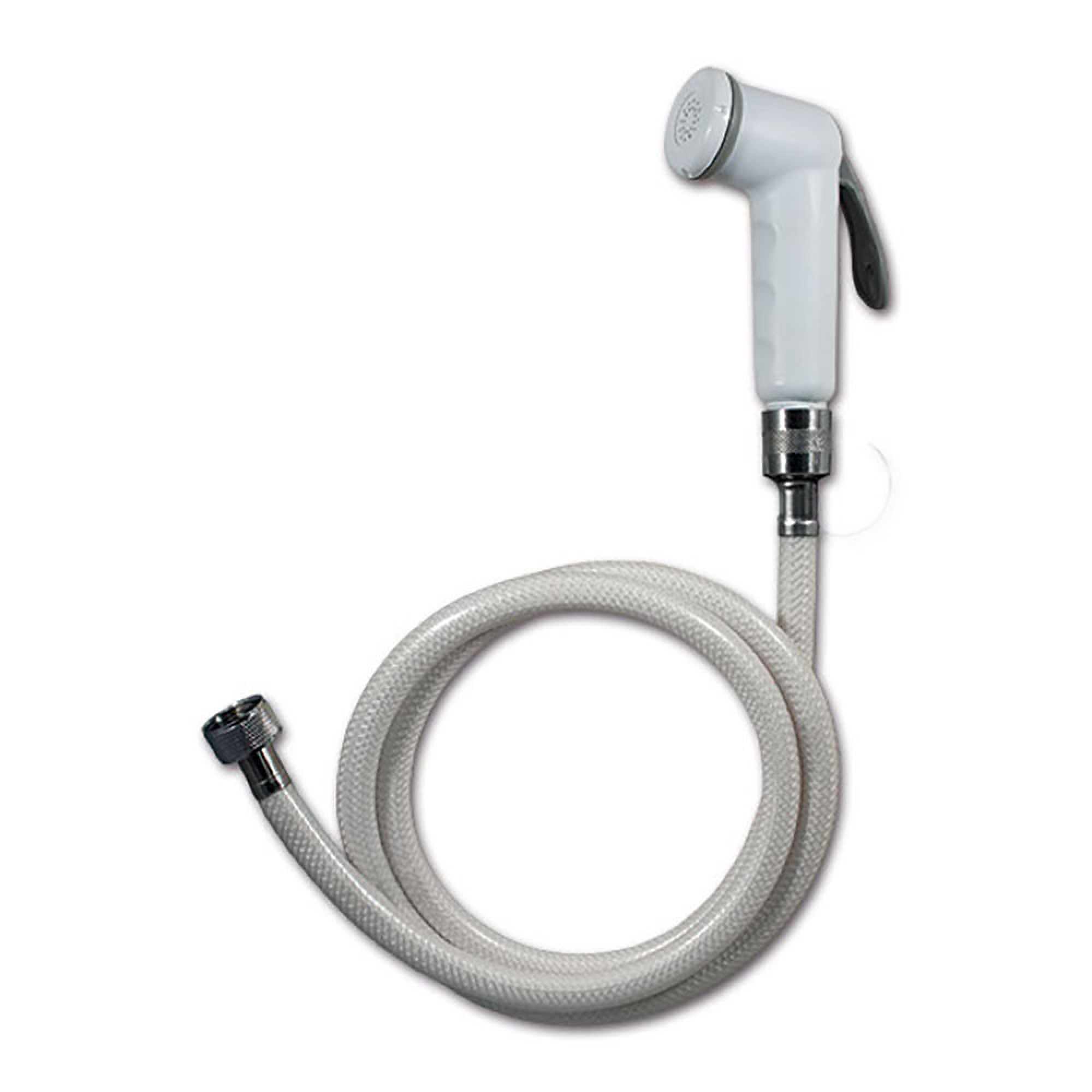 Doccetta con tubo flessibile bianco • 1,5 m 2