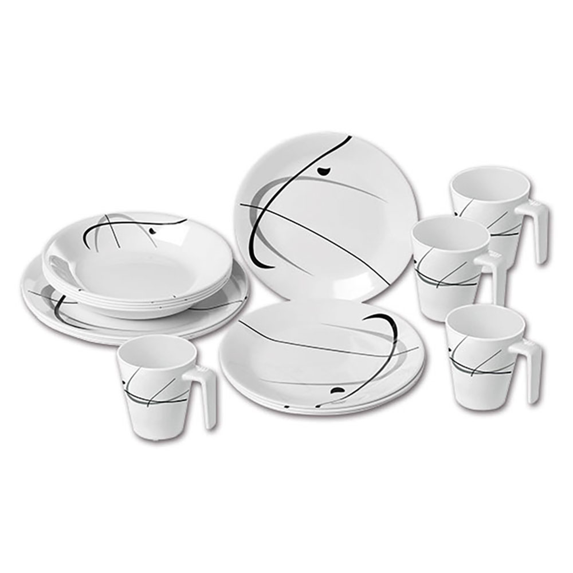 Set stoviglie melamina Serenade - 16 pz 1