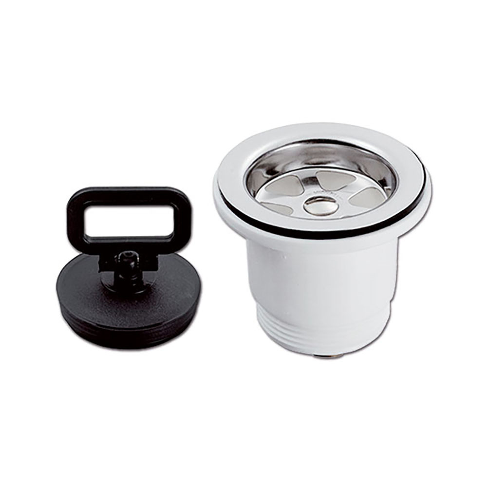 Piletta dritta con tappo • 1"1/2 1