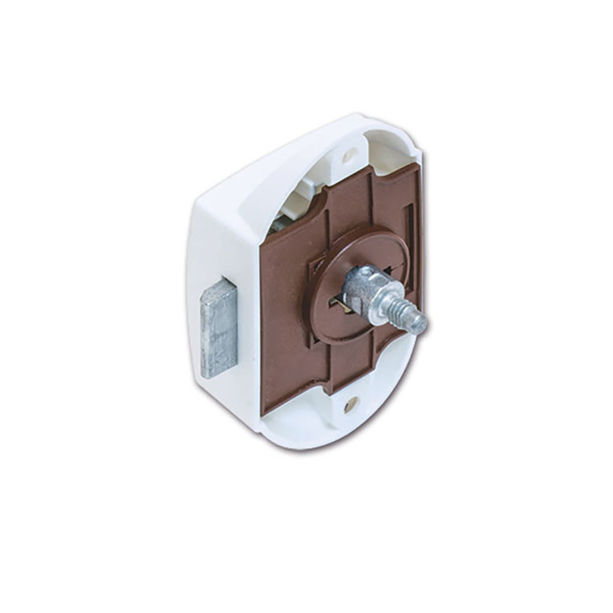 Push-Lock unilaterale bianco - blister 3
