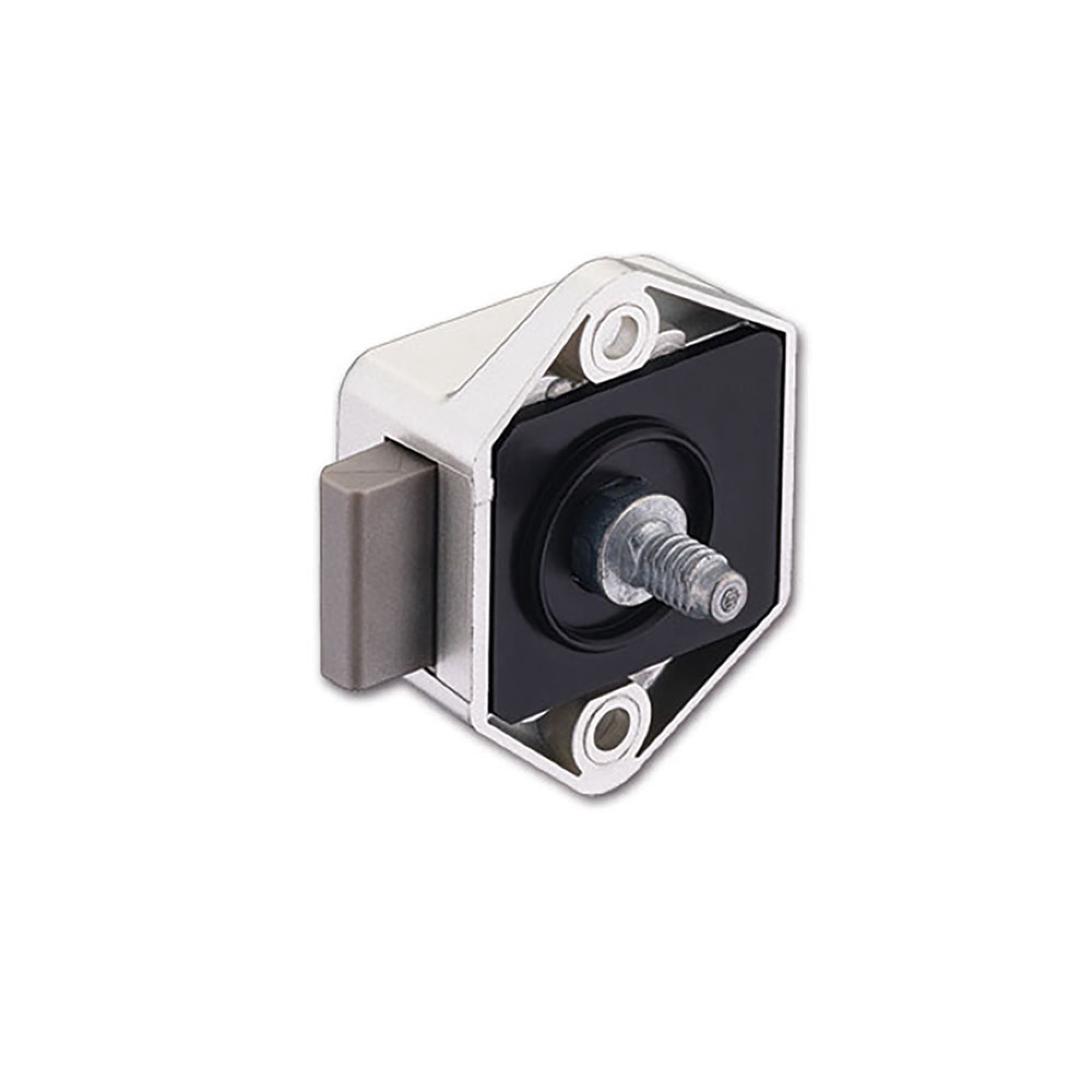Mini Push-lock bianco - blister 3