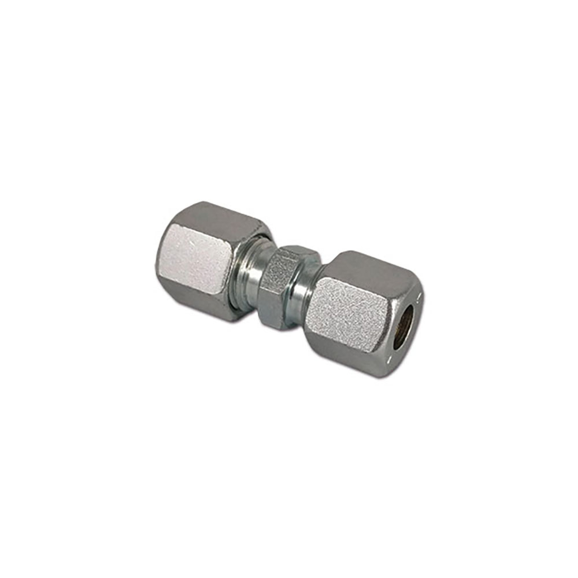 Raccordo gas acciaio • Ø 8 mm • blister 2