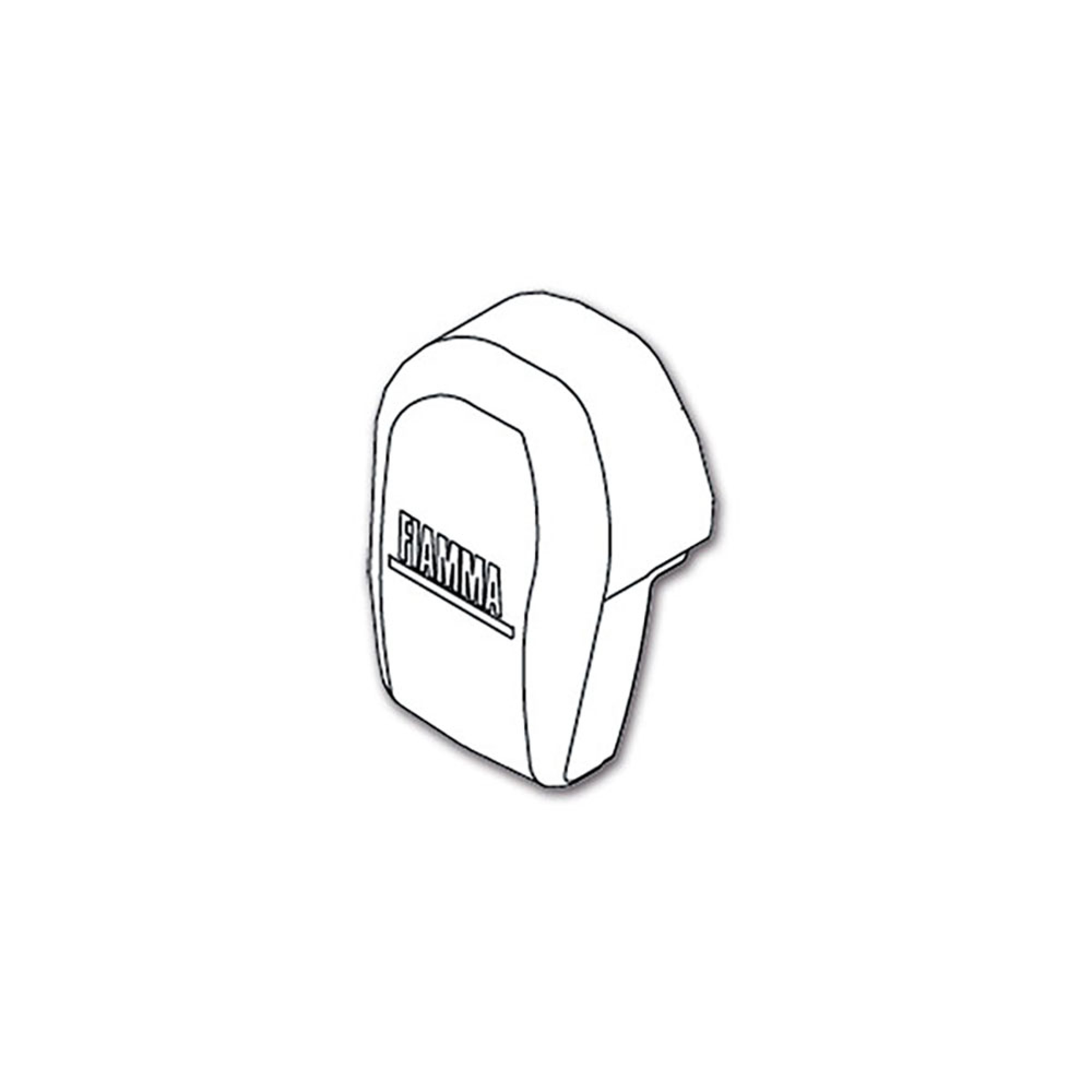 Cuffia sinistra senza arganello ZIP / F45 Ti - Polar White 1
