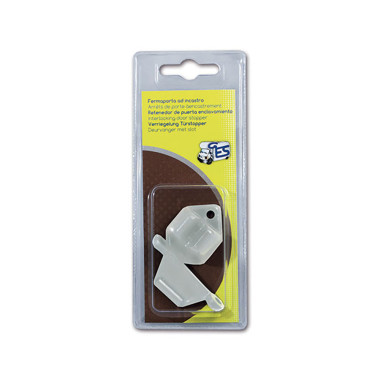 Fermaporta esterno bianco - blister 1 pezzo