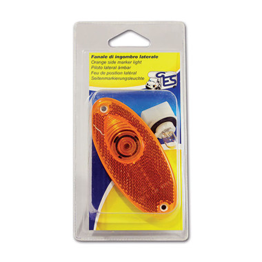 Luce ingombro ovale arancio