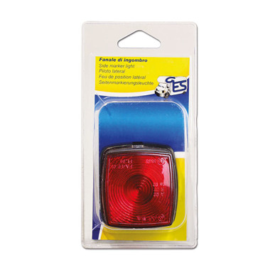 Fanale di ingombro quadrato posteriore blister
