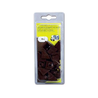 Fissamobile 2 fori marrone - blister