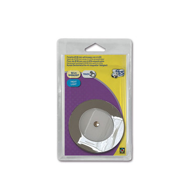 Faretto a incasso 6 LED - luce calda / blister