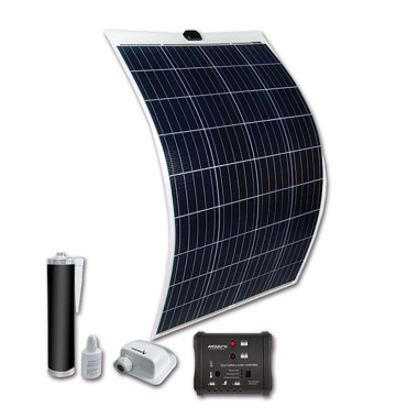 Kit pannello flessibile da 130 W - con regolatore
