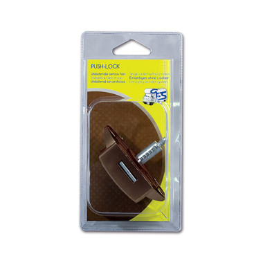 Push-Lock unilaterale marrone - blister