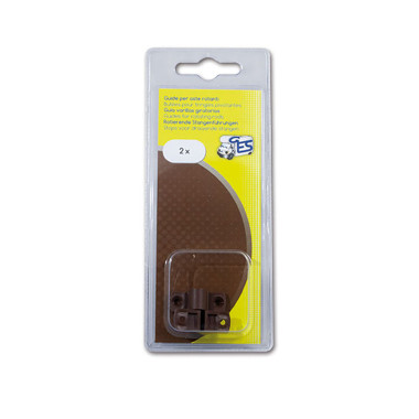 Kit 2 fermi per asta marrone • blister