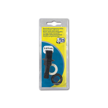 Kit raccordo dritto F 3/8" • D Ø 11 mm • blister