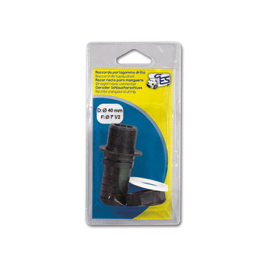 Kit raccordo dritto F 1"1/2 • D Ø 40 mm • blister