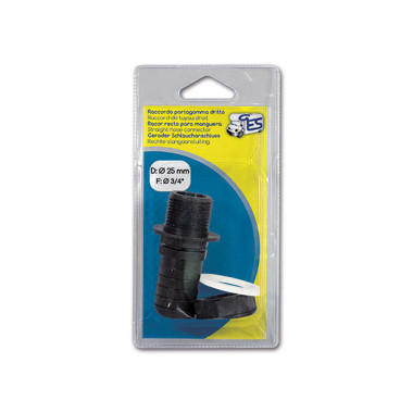 Kit raccordo dritto F 3/4" • D Ø 25 mm • blister