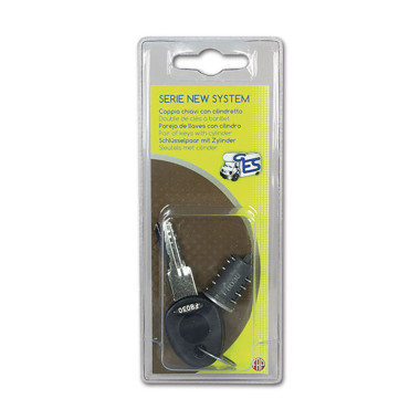 Kit 2 chiavi e 1 cilindro New System - blister
