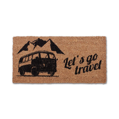 Zerbino Let's go travel in cocco - 25 x 50 cm